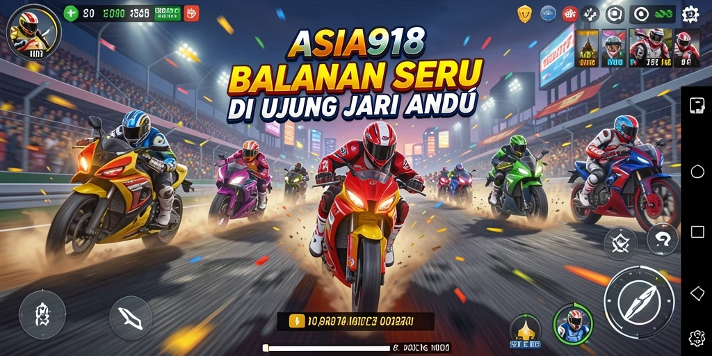Gameplay memukau di ASIA918 dengan aksi balapan yang mendebarkan.