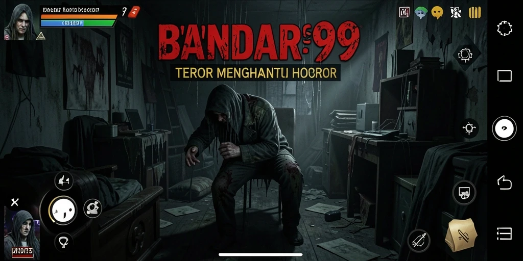 Screenshot menampilkan momen menakutkan dari gameplay BANDAR99.