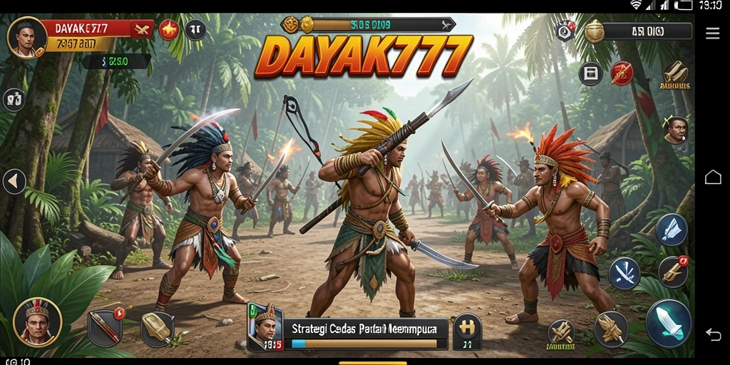 Tampilan menarik dari gameplay strategis DAYAK777 yang penuh aksi.