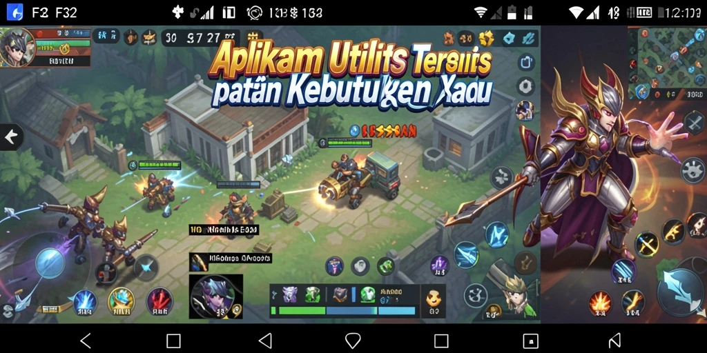 Screenshot utama F32 menunjukkan antarmuka sederhana dan intuitif.