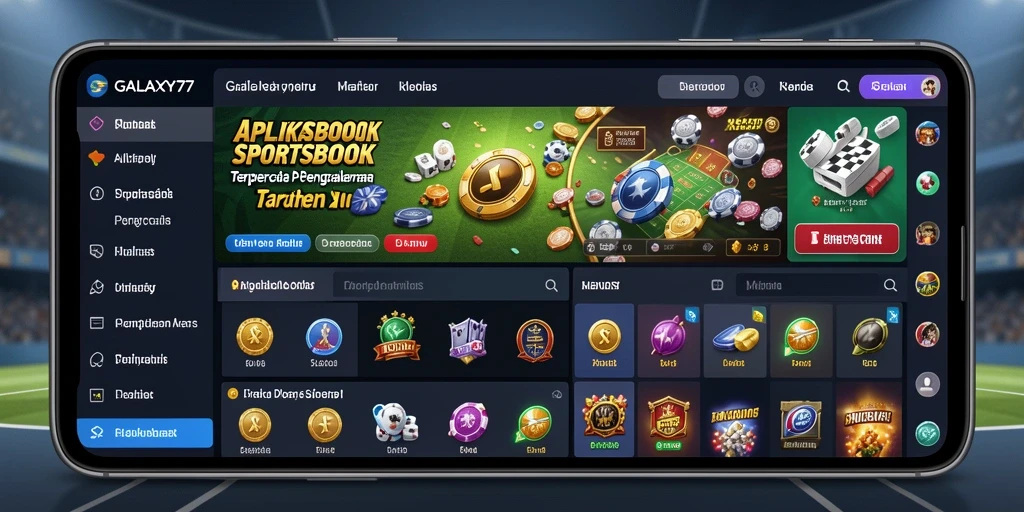 Tampilan gameplay GALAXY77 yang mendebarkan saat memasang taruhan.