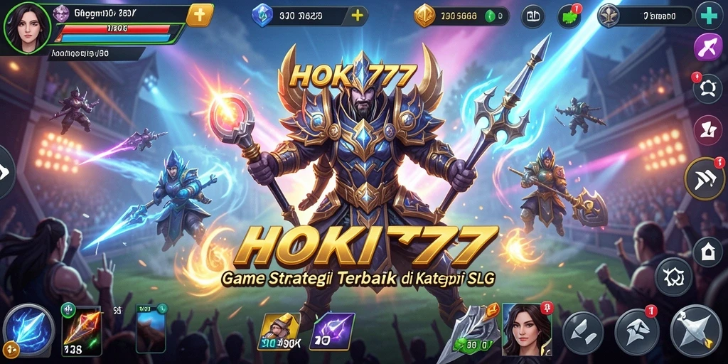 Tampilan gameplay HOKI777 yang seru dan menantang.