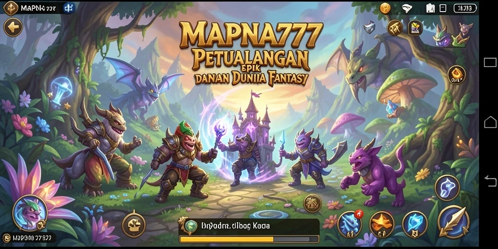 Tangkapan layar utama menunjukkan adegan pertempuran dalam <strong>MAPNA777</strong> dengan grafik menawan.