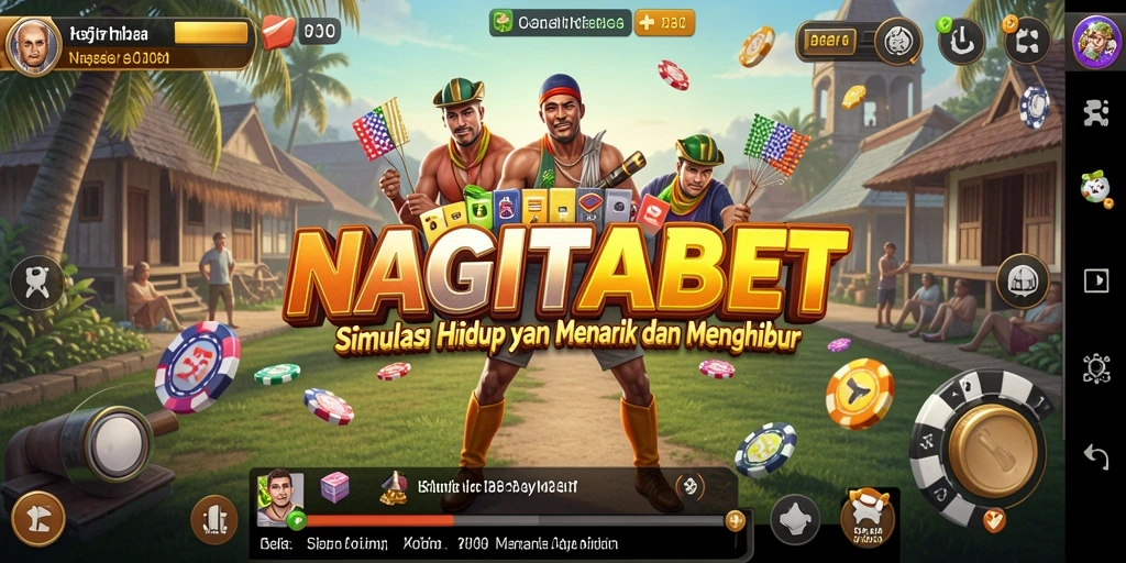Tampilan gameplay NAGITABET yang seru dan interaktif