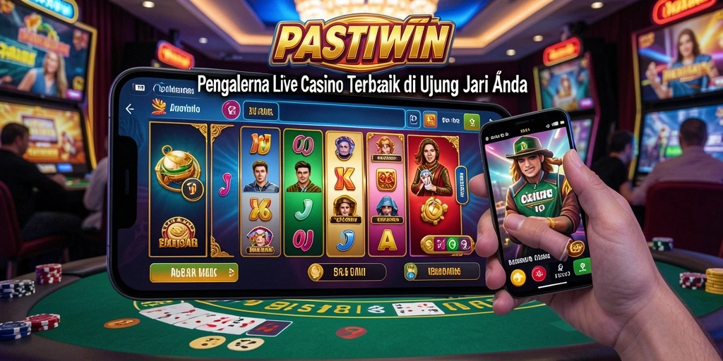 Tampilan menarik dari gameplay Live Casino PASTIWIN yang seru.