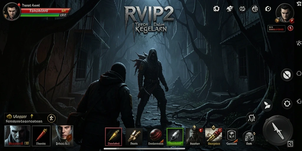 Screenshot menampilkan gameplay Horror yang mencekam.