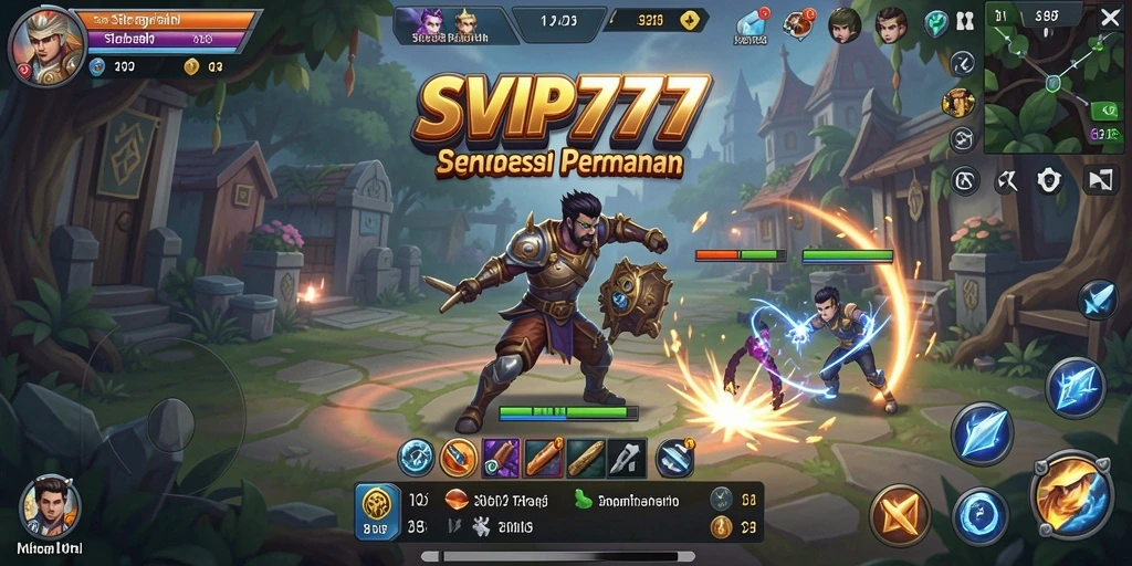 Tampilan gameplay SVIP777 yang dinamis dan strategis.