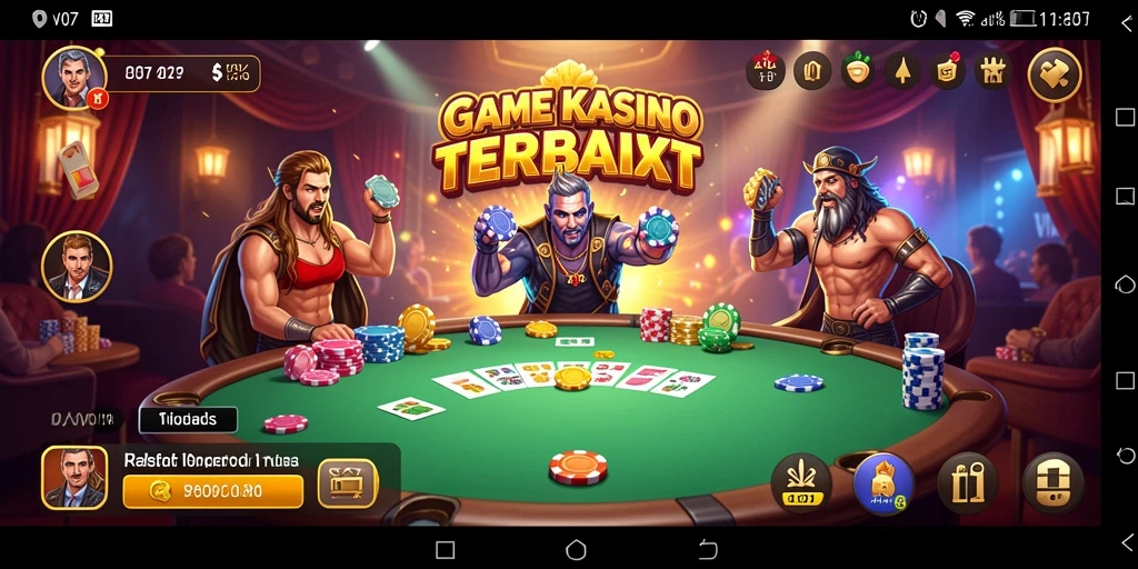 Tampilan menarik dari permainan Kasino V07 yang penuh warna.